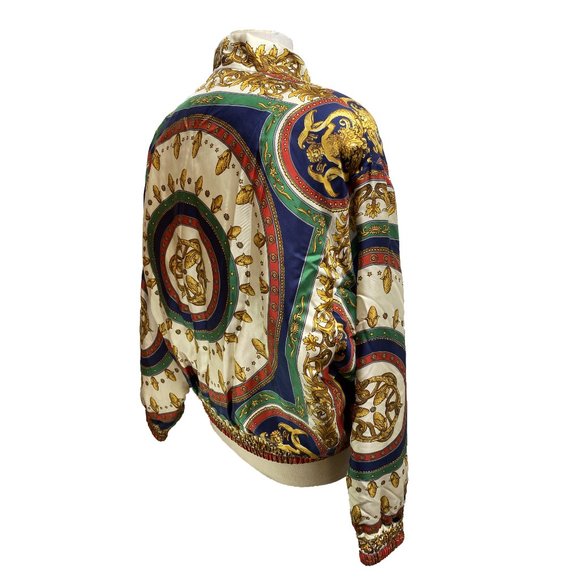 (NWT) 100% Authentic Gucci Men's Multicolor Bomber Jacket Size 54 - Picture 5 of 16